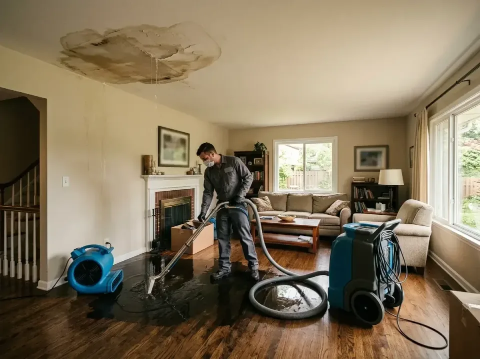 attic-pipe-burst-ceiling-drip-008 — frequently asked questions, Water Damage Restoration & Carpet Care in Norway, MI